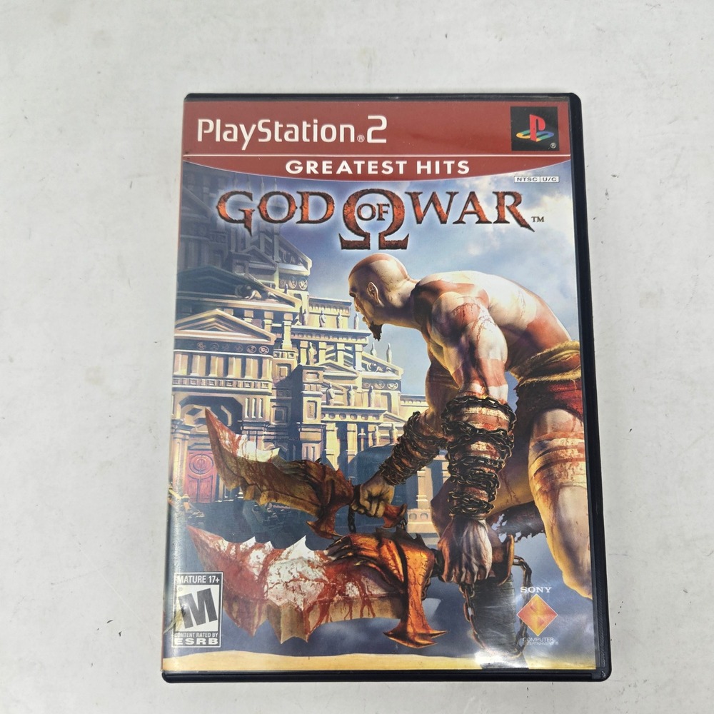 God of War Sony PlayStation 2 PS2 Greatest Hits Action Adventure Game CIB